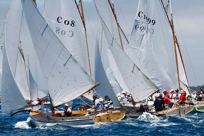 Plenty of close in action at the start, but no Couta boat carnage on the day - for a change... - Gant Portsea Cup ©  Alex McKinnon Photography http://www.alexmckinnonphotography.com